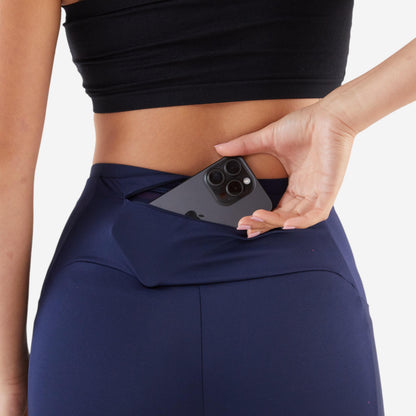 Kiprun Women's Cropped Running Leggings Breathable - Kiprun Run 500 Comfort - Black