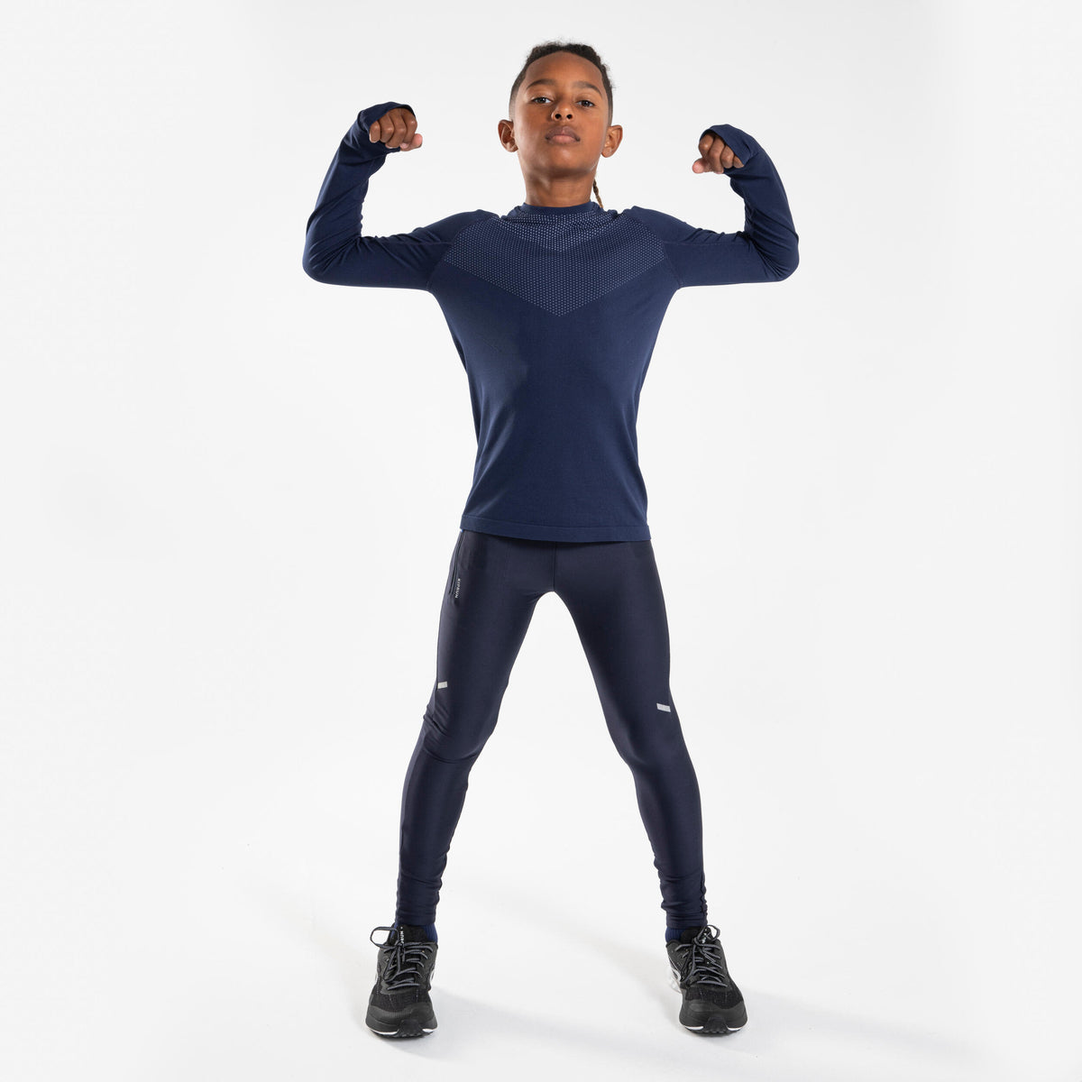 Kiprun Adult Running Gloves-Kiprun Evolutiv V2-Black