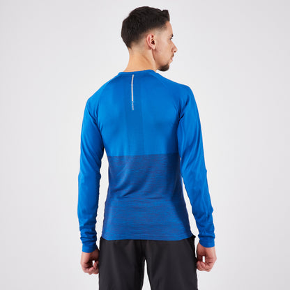 Kiprun Run 500 Women's Long-Sleeved Seamless Running T-Shirt - Beige