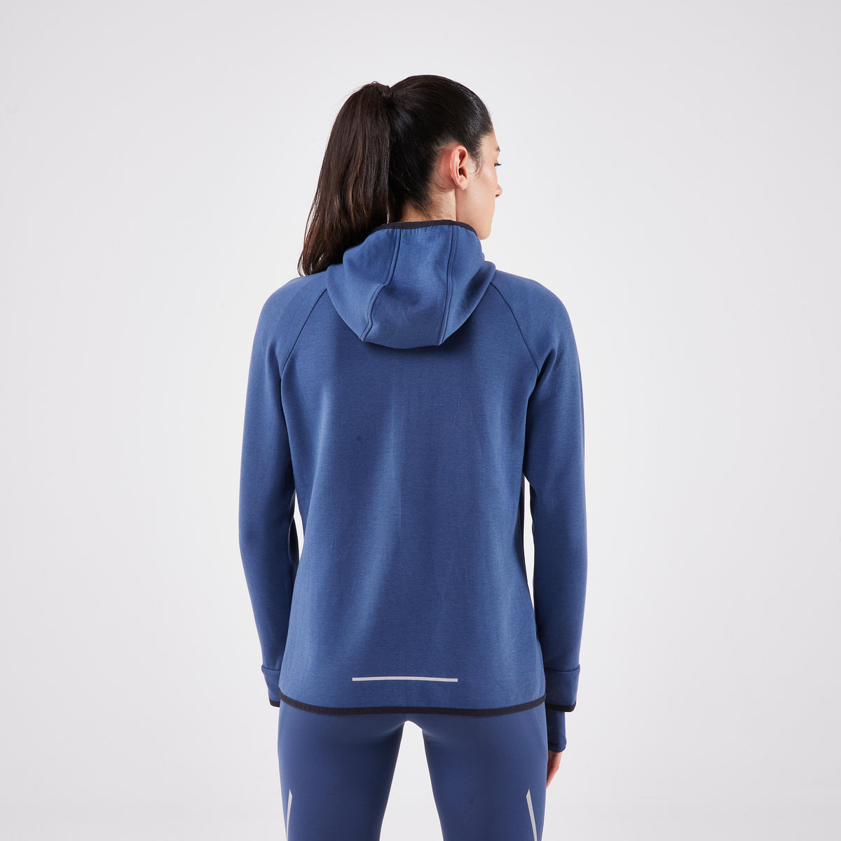 Kiprun Women's Warm Running Jacket - Kiprun Run 500 Warm - Abyss Blue