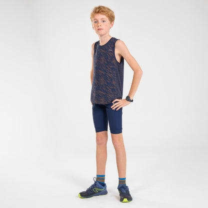 Kiprun Kids' Warm Running Tights - Kiprun Warm+ Black