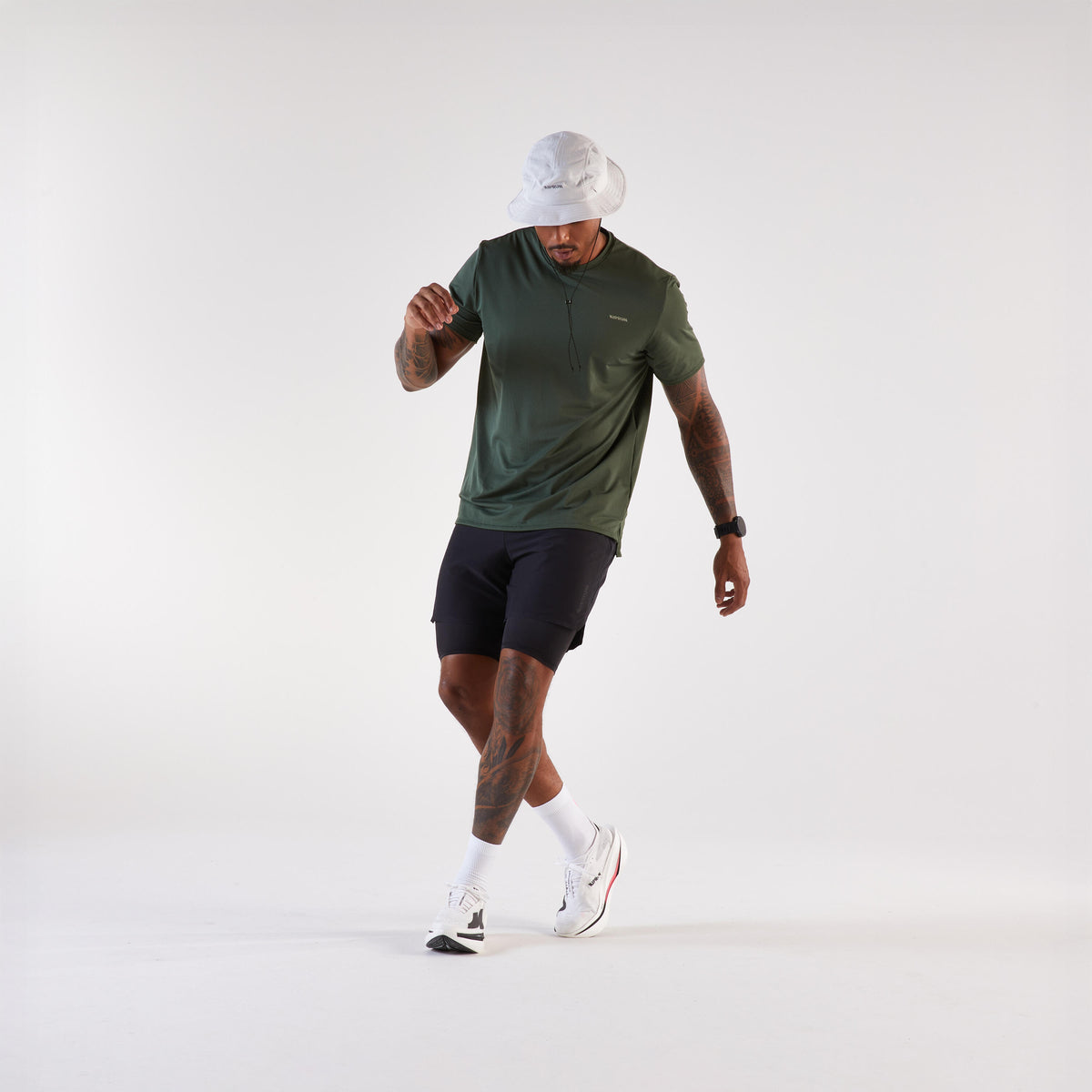 Kiprun Men's Trail Running T-Shirt, Kiprun Run 500 Blue