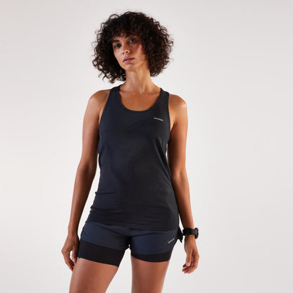 Kiprun Women's Running Tight Shorts - Kiprun Run 500 Comfort Black