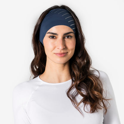 Kiprun Water-Repellent Kids' Running Beanie - Kiprun Beanie - Dark Blue