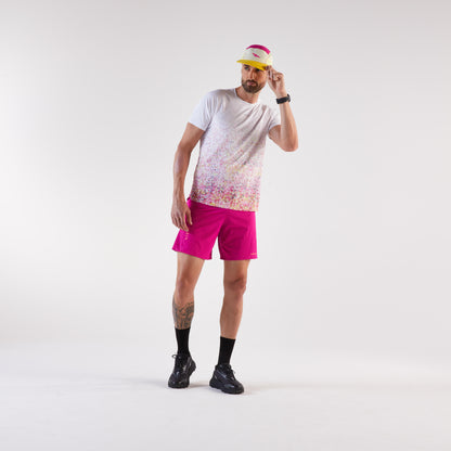 Kiprun Men's and Women's Running Cap, Kiprun Blue Yellow Pink