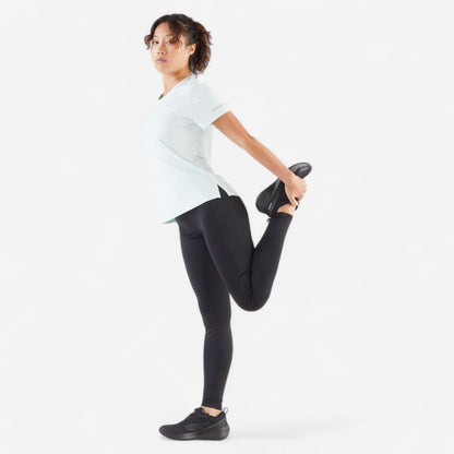 Kiprun Women's Warm Running Leggings - Kiprun Run 500 Warm - Abyss Blue