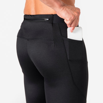 Kiprun Men's Breathable Running Tights, Kiprun Run Flow Dark Brown
