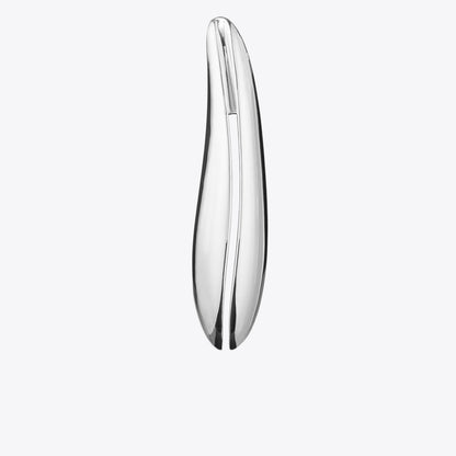 Tory Burch Pierced Elongated Earrings Light Silver