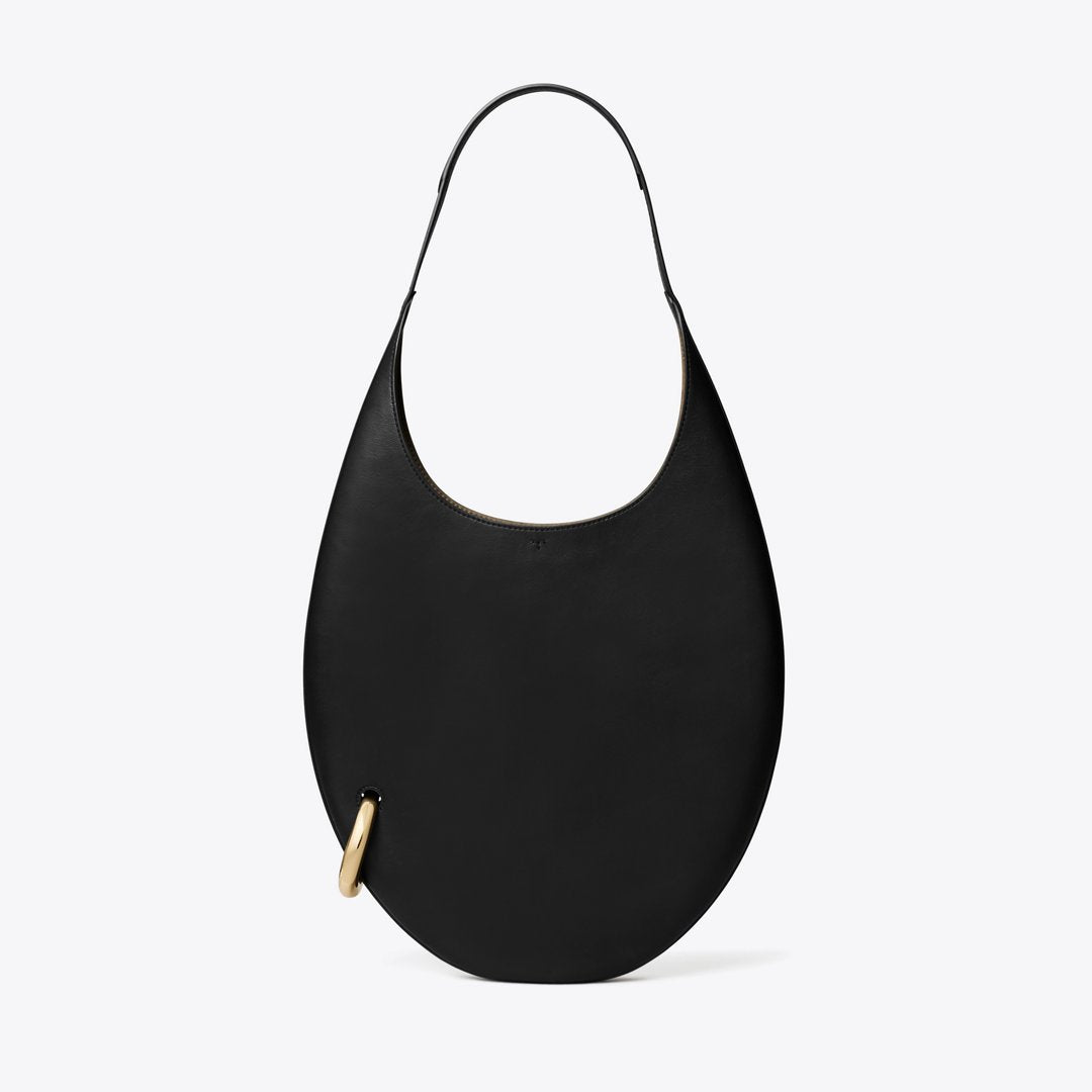 Tory Burch Pierced Handbag Black / GOLD