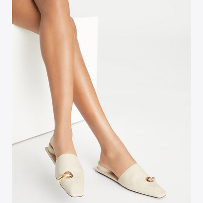Tory Burch Pierced Mule STONE GRAY