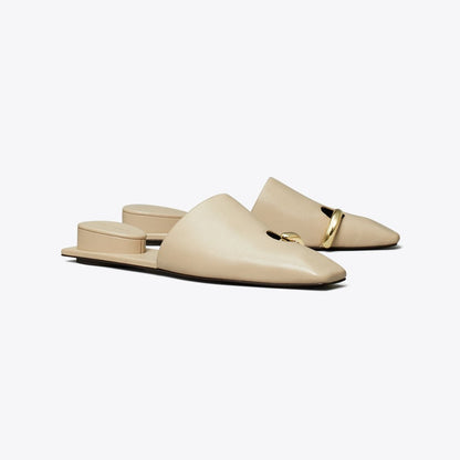 Tory Burch Pierced Mule STONE GRAY
