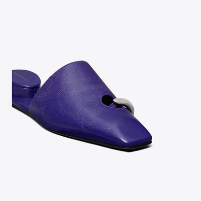 Tory Burch Pierced Mule BALLPOINT BLUE