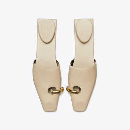 Tory Burch Pierced Mule STONE GRAY