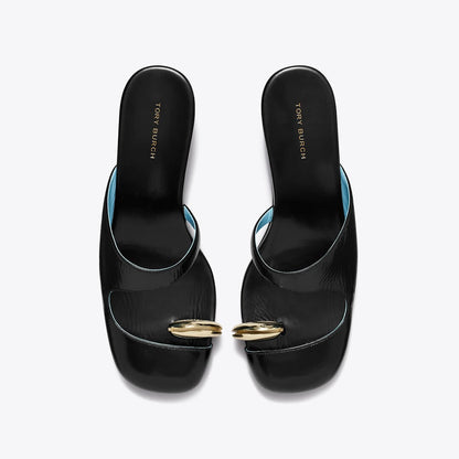Tory Burch Pierced Mule Wedge NERO