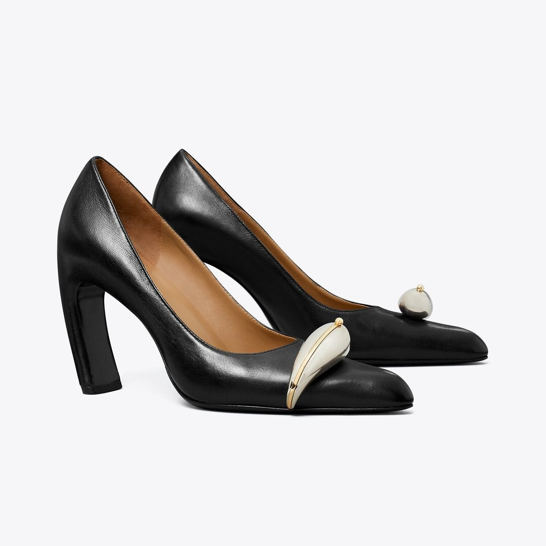 Tory Burch Pierced Pump PERFECT BLACK