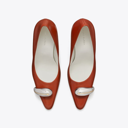 Tory Burch Pierced Pump SIENNA RED