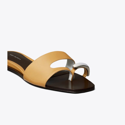 Tory Burch Pierced Slide CANTUCCI / SILVER