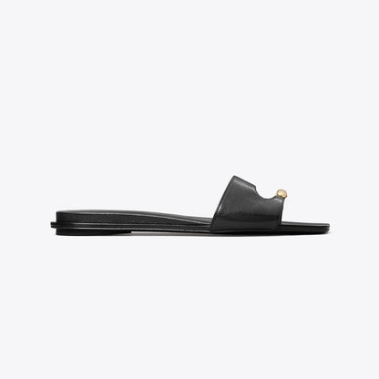 Tory Burch Pierced Slide PERFECT BLACK / GOLD
