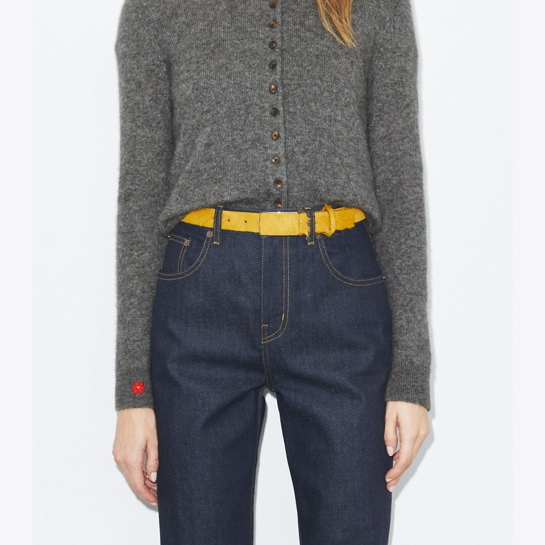 Tory Burch Plate Belt HARVEST YELLOW