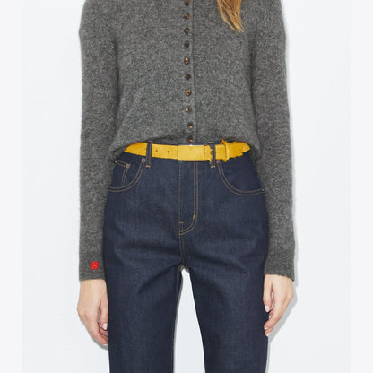 Tory Burch Plate Belt HARVEST YELLOW