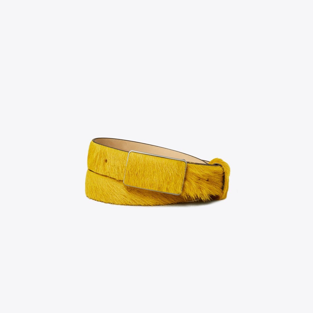 Tory Burch Plate Belt HARVEST YELLOW