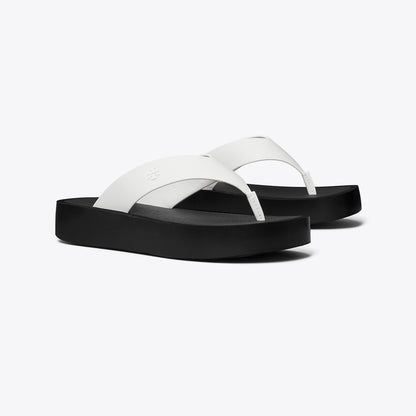 Tory Burch Platform Flip-Flop OPTIC WHITE / BLACK