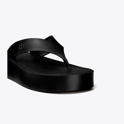 Tory Burch Platform Flip-Flop Black / Black