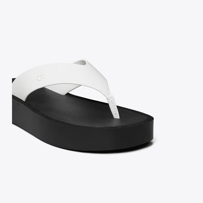 Tory Burch Platform Flip-Flop OPTIC WHITE / BLACK