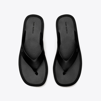 Tory Burch Platform Flip-Flop Black / Black