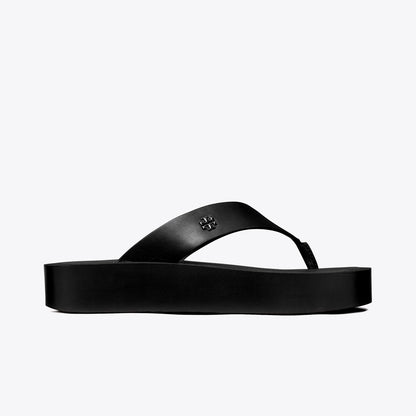 Tory Burch Platform Flip-Flop Black / Black