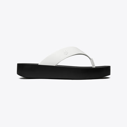 Tory Burch Platform Flip-Flop OPTIC WHITE / BLACK