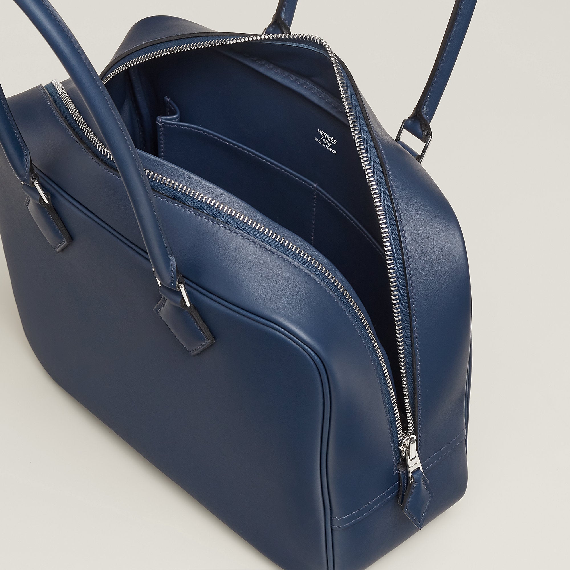  Hermes Plume 28 Bag Navy