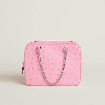  Hermes Plume Chaine Mini Bag Rose Bubblegum