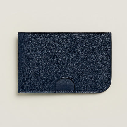  Hermes Poisson Card Holder Caramel