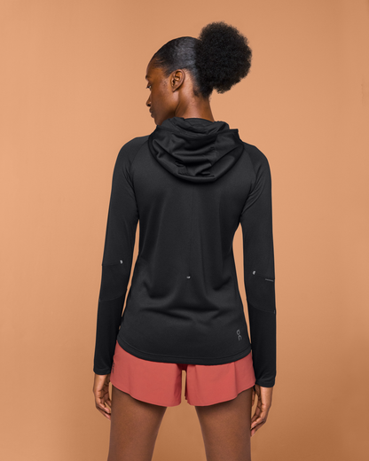 On Climate Zip Hoodie Black (Women's)