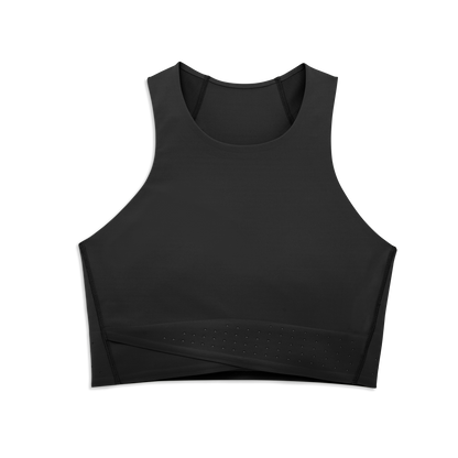 On Race Crop Black | Shadow (Women'S)