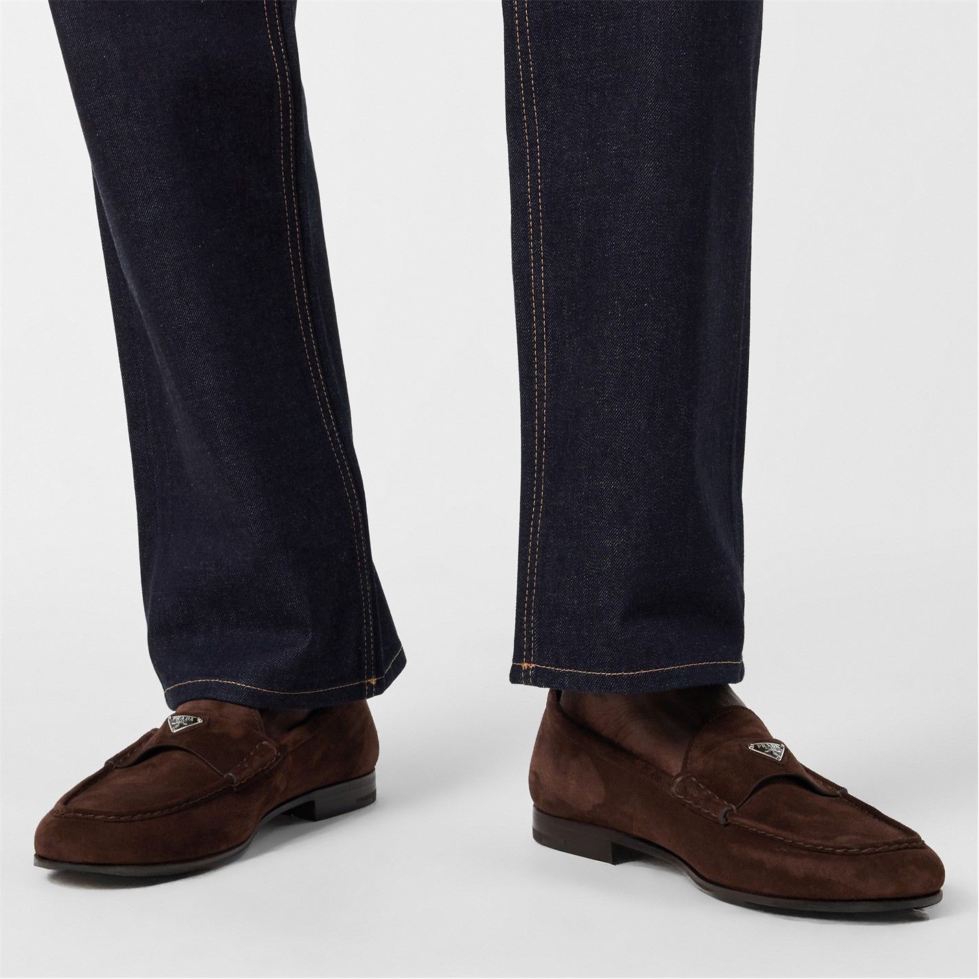  Prada Mocassino Sud Sn54 Dark Brown