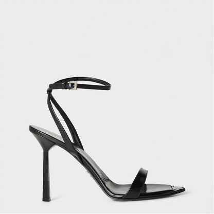  Prada Plaque Heel Ld54 Black