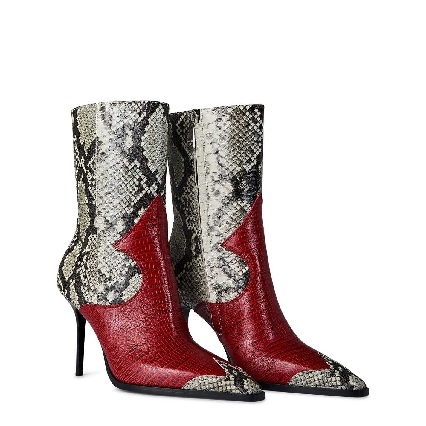 Print Boots Black