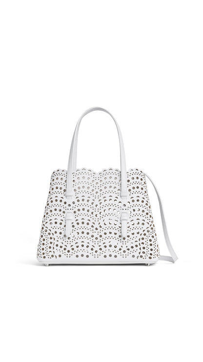 Alaïa Mina 25 Bag In Perforated Vienne Calfskin