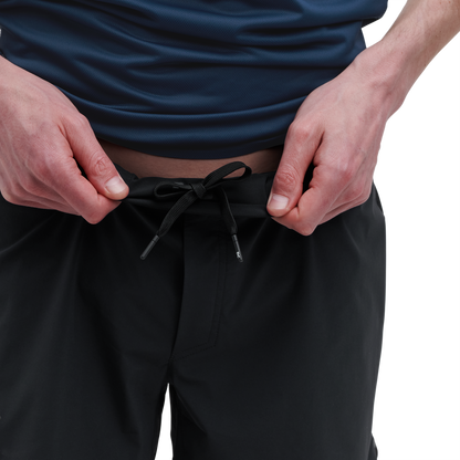 on 5" lightweight shorts Black