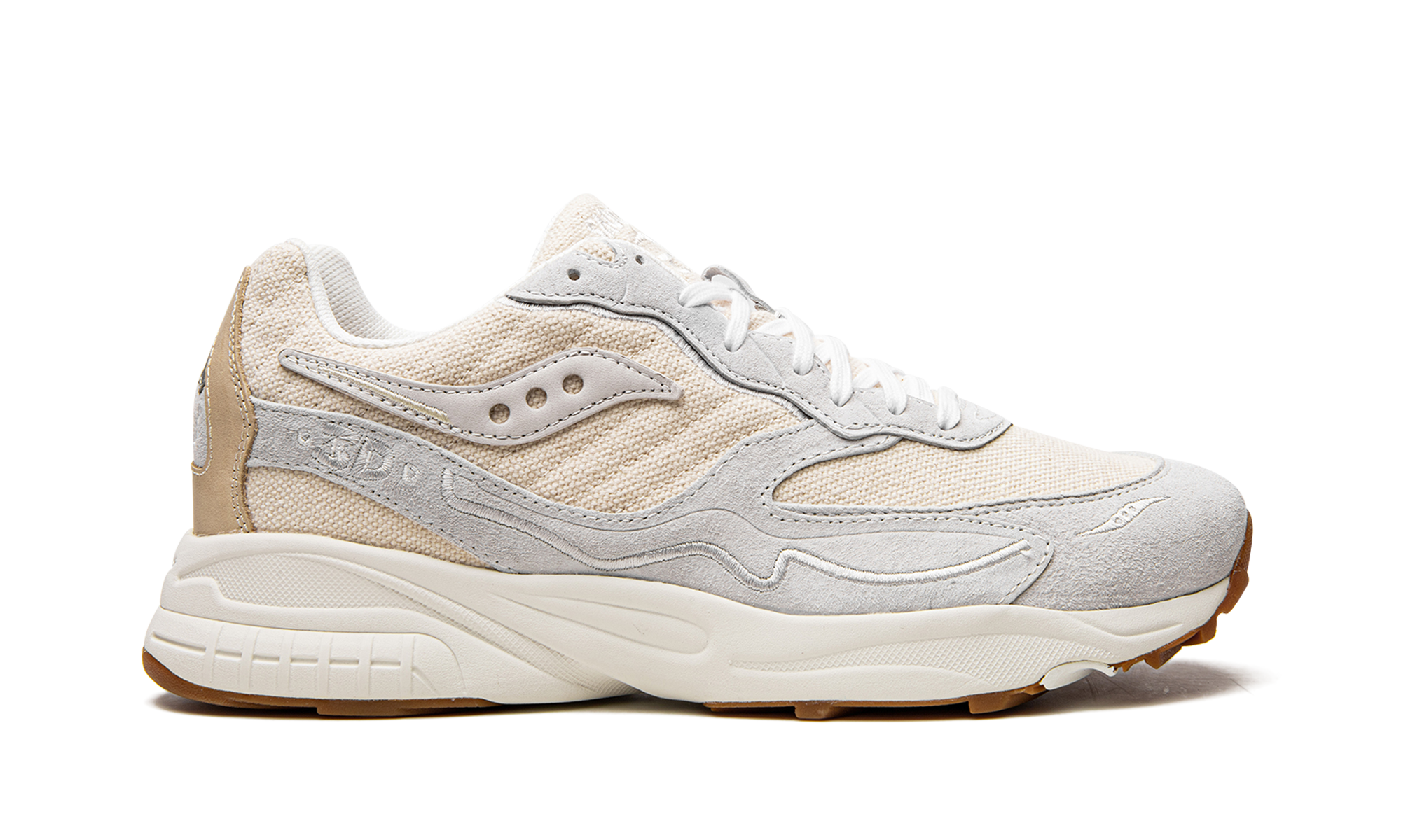 Saucony 3D Grid Hurricane Blank Canvas Undyed