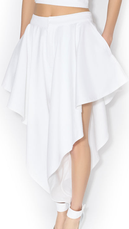 Alaïa White Denim Triangle Jeans