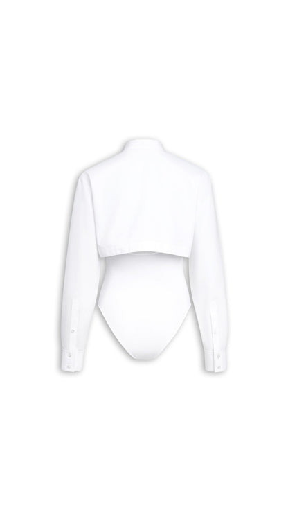 Alaïa Layer Cotton Poplin Shirt
