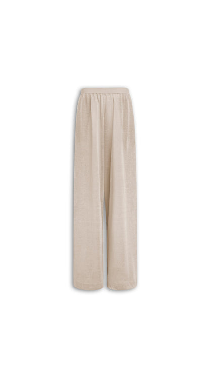 Alaïa Fluid Silk Linen Pants