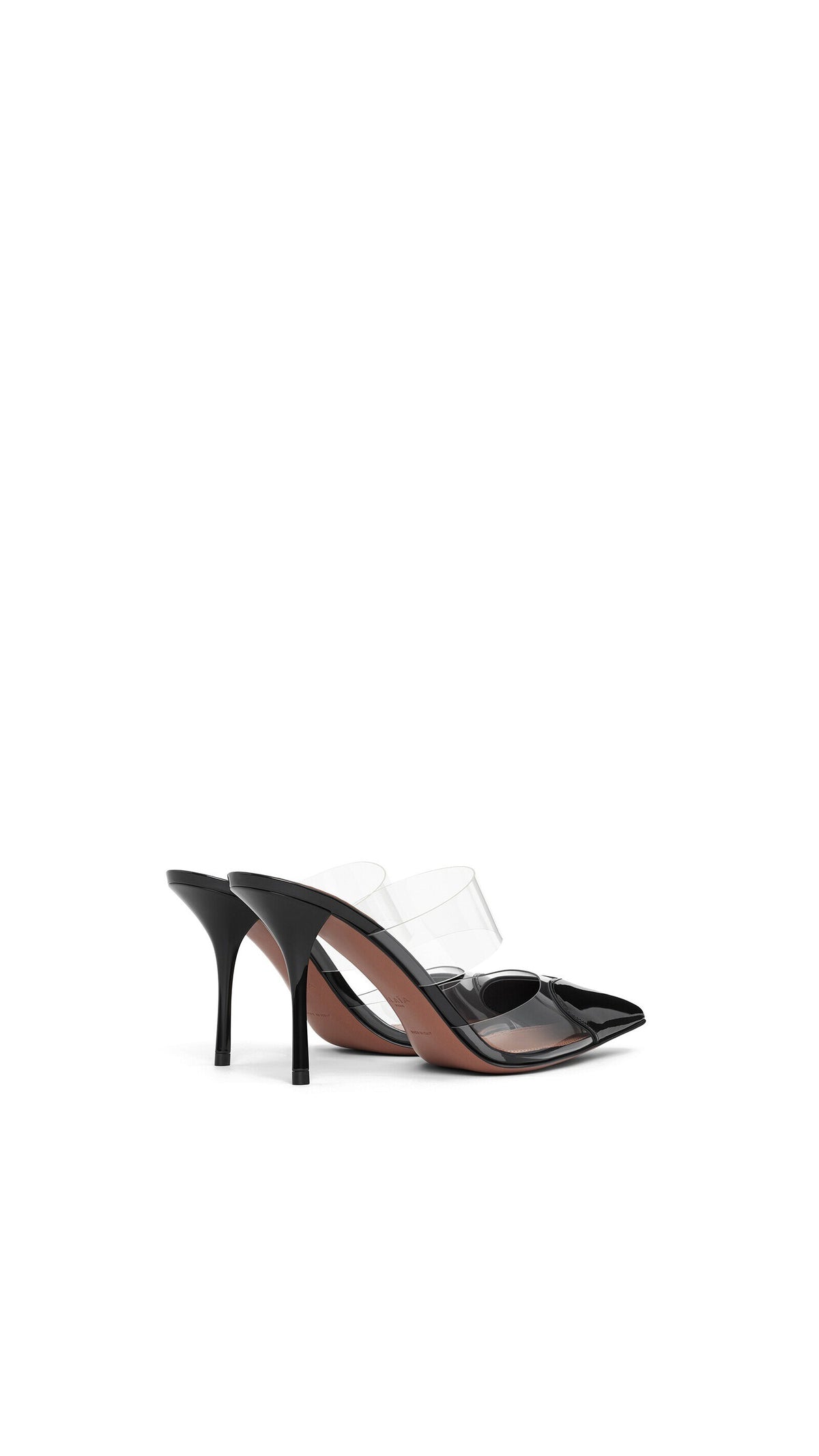 Alaïa Le Cœur Mules In Patent Leather