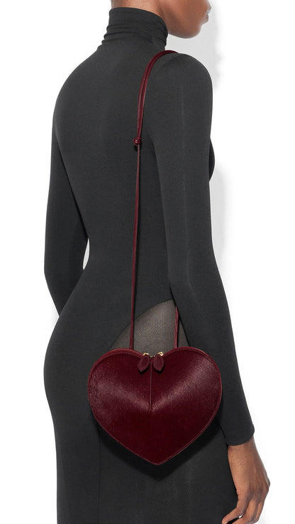 Alaïa Le Cœur Bi-Material In Haircalf