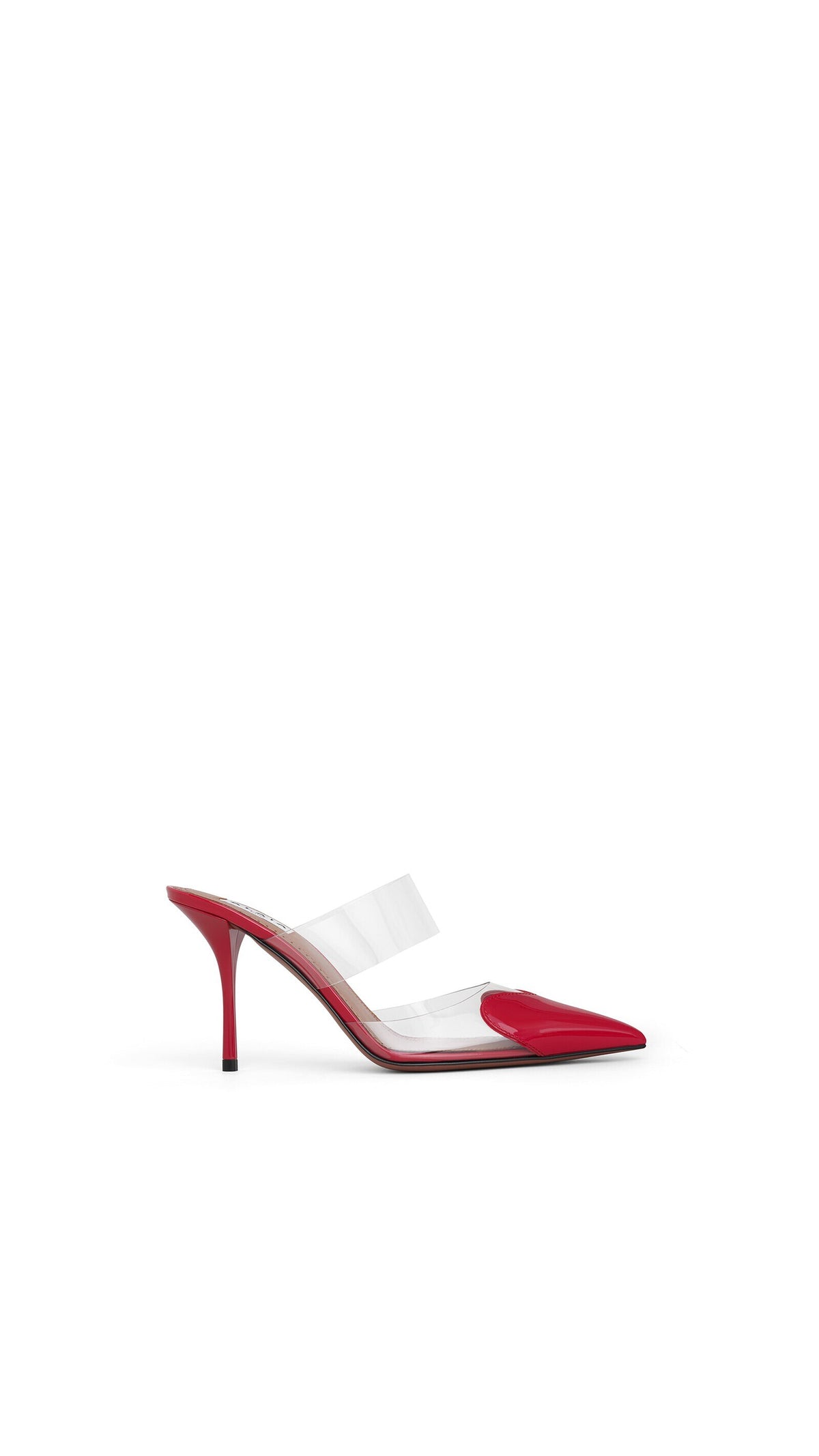 Alaïa Le Cœur Mules In Patent Leather