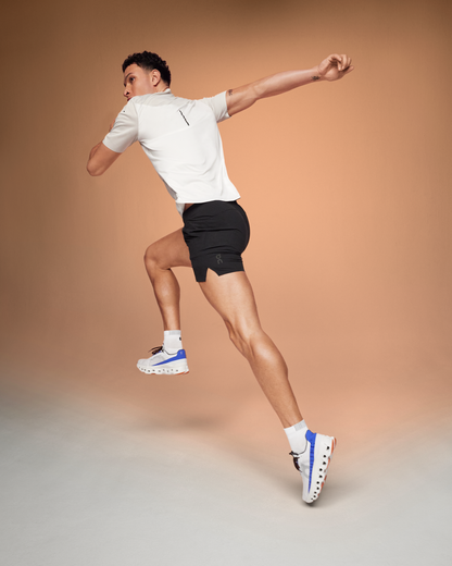 on essential shorts Black