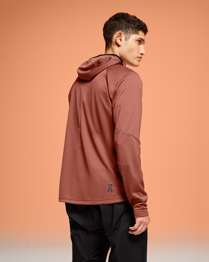 On Climate Zip Hoodie Auburn